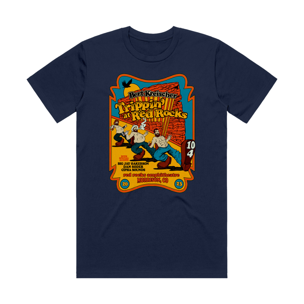 Trippin' At Red Rocks Tee – Bert Kreischer Official Online Store