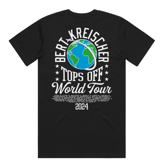 Tops Off World Tour 2024 Official T-Shirt
