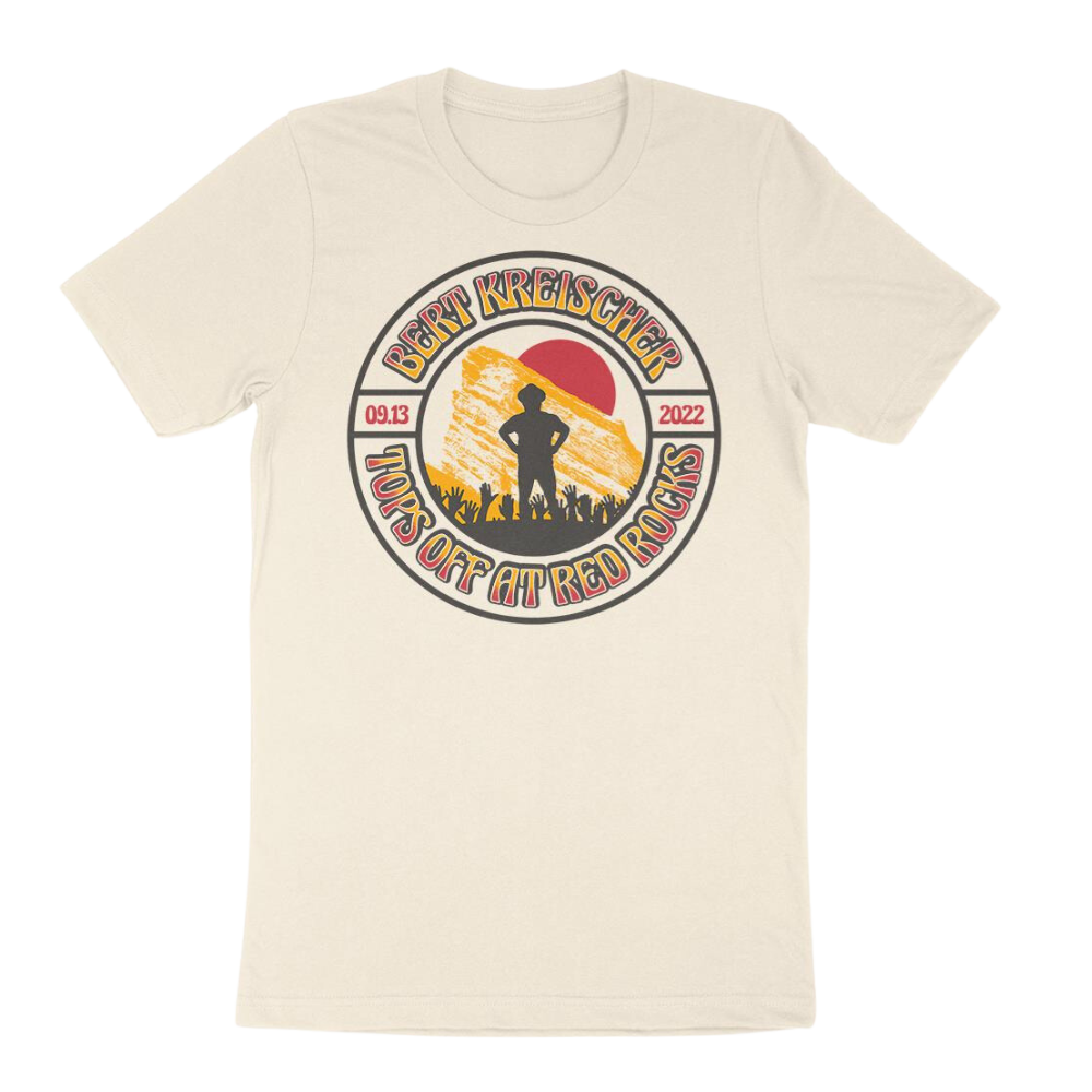 Tops Off At Red Rocks Natural T-Shirt