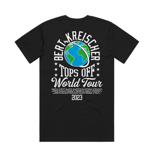 Tops Off World Tour 2023 Official T-Shirt