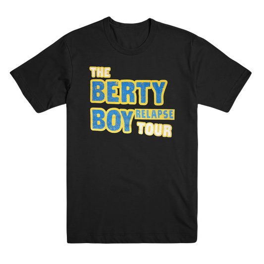 Berty Boy Relapse Black 2022 Summer/Fall Tour T-Shirt