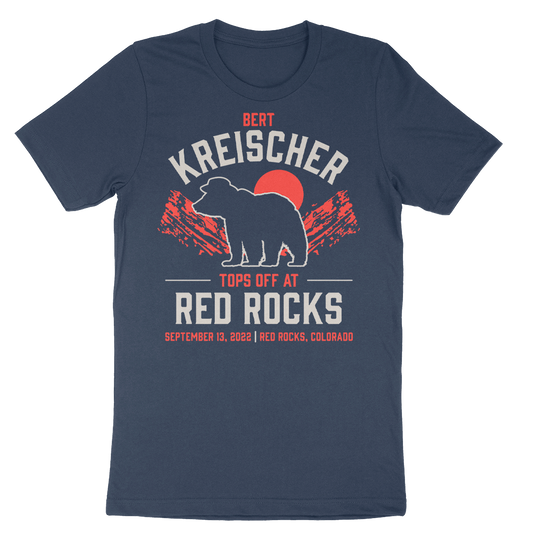 Bert Kreischer Tops Off At Red Rocks T-Shirt - Navy