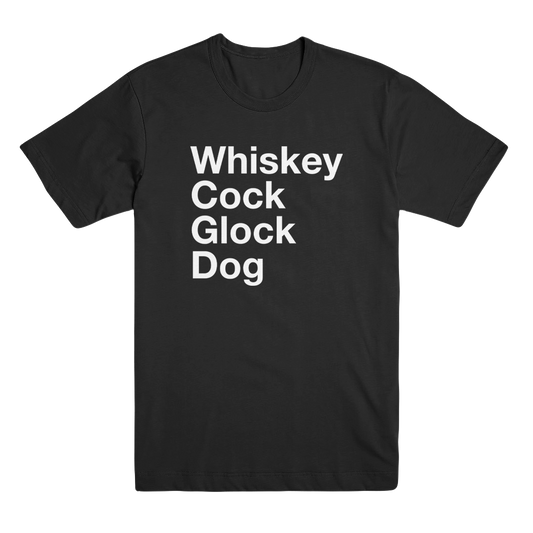 Whiskey Cock Glock Dog T-Shirt
